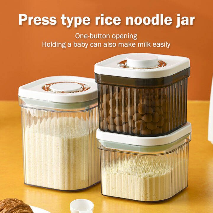 Milk Container One Press to Open Food-grade Material Airtight Milk ...