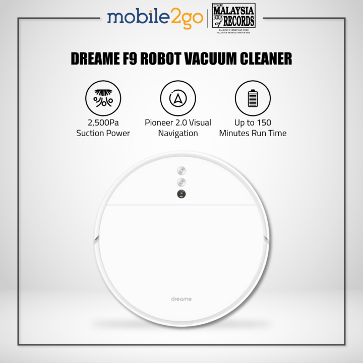 Dreame F9 Robot Vacuum Cleaner [2500Pa Suction Power Up to 150