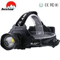 【CW】 90000 Powerful Led Headlamp Zoomable USB Rechargeable Headlight 18650 Torch Camping Outdoor