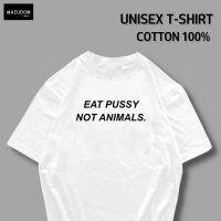 [ปรับแต่งได้]เสื้อยืด Not animals ผ้า Cotton 100% หนา นุ่ม ใส่สบาย ซื้อ 5 ตัวขึ้นไปคละลายได้ทั้งร้าน แถมฟรีถุงผ้าสุ_21DI  YBTF