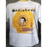 เสื้อนำเข้า Radiohead Pablo Honey Oasis Blur Creep Alternative Rock Psychedelic Grunge Punk Indie Retro Style Vintage เสื้อยืดผ้าฝ้ายคอกลม สินค้า ทุกวัน ใส่ นุ่ม