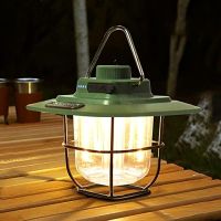 LED Camping Lantern USB Rechargeable Multifunctional Flashlight Portable Waterproof Hanging Magnetic Lamp Outdoor Night Fishing Rechargeable  Flashlig