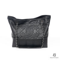 CHANEL TOTE 14_ BLACK LAMB RHW