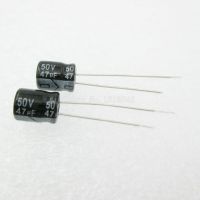 20PCS/LOT Aluminum electrolytic capacitor 47uF 50V 6.3*7 Electrolytic Capacitor 50v 47uf WATTY Electronics