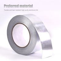 1 Roll Unique Adhesive Tape Aluminum Foil Repair Tape Heat-resistant Easy to Stick Good Sealing Heat-resistant Adhesive Tape