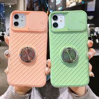 สไลด์กล้องเคสสำหรับ 12 SE 2020 11 11Pro Max XR XS Max X 8 7 6 6วินาทีบวก11Pro กันกระแทกแหวนที่ใส่ซอฟท์เคส