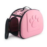 EVA Foldable Portable Carriers Bag Multihole Breathable Dog Cat Carrier Bags Outdoor Travel s Cats Handbag Safety Zippers