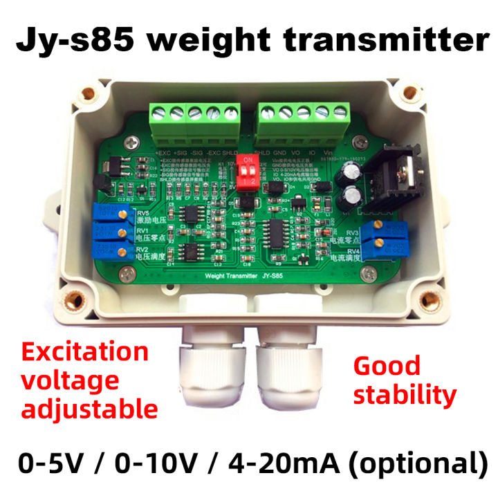 jy-s60-jy-s-85-dc18-26v-โหลดเซลล์ในปัจจุบันโหลดเซลล์เครื่องขยายเสียงเครื่องส่งน้ำหนัก4-20ma-0-5v-หรือ0-10v-แรงดันไฟฟ้าพร้อมตัวเรือน