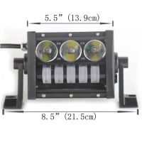 ไฟหน้า Led มอเตอร์ไซค์55W 5.5ไฟตัดหมอก Led บาร์ทำงานสำหรับ Moto Atv Utv Uaz รถบรรทุกขับรถ