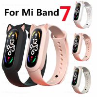 Tali untuk Xiaomi Mi Band 7 6 5 4 Gelang Olahraga Silikon Lembut Sabuk Gelang Jam Tangan Pintar Kartun untuk Tali Pergelangan MiBand 4 5 6 7 Band7