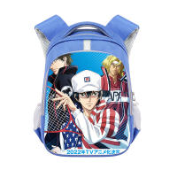 Summer New Cartoon Tennis Prince Schoolbag Childrens Printed Ridge Protection Backpack Mens And Womens Large Capacity Backpack Wholesale