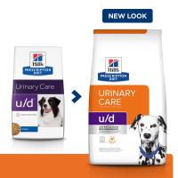 Hills® Prescription Diet® Urinary Care u/d® 1.5 Kg. อาหารสุนัข สำหรับสุนัขที่มีปัญหานิ่วที่ไม่ใช่สตรูไวท์