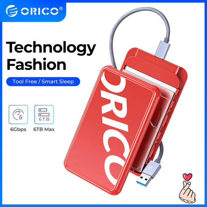 2.5 "Hard Drive Enclosure, ORICO SATA To USB 3.0 Tool Free External
