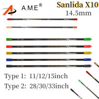 Sanlida X10 14.5MmDiameter 11/12/15Inch 28/30/33Inch Stabilizer คาร์บอนไฟเบอร์ Compound Bow อุปกรณ์เสริมเป้าหมาย