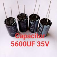 Capacitor 5600uf35v ELNA สีดำ ขนาด18×32mm คาปาซิเตอร์ (ขายแพค10ตัว)