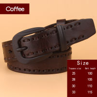 2.7CM Genuine Leather Female Belt Luxury Designer For Women High Quality Black Buckle Jeans Cowskin Casual s