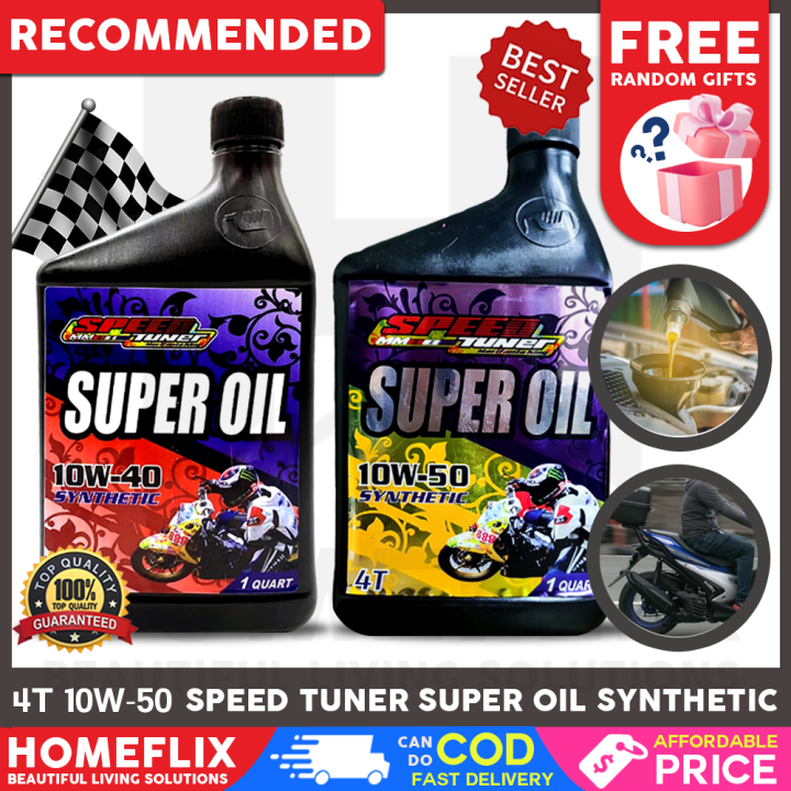 Homeflix oil for motorcycle and car, Speed Tuner Super Oil, langis