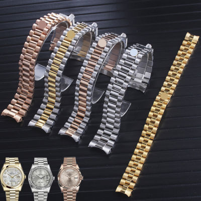 13mm 17mm 20mm 21mm Stainless Steel Strap Mens Watch Accessories 20mm For Rolex Waterproof Womens Watch Strap Band