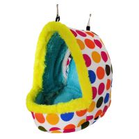 YEXIAO12 Hot Bird Bed House Winter Warm Hanging Bed Cave for Parakeet Hamster Squirrel Multicolor L