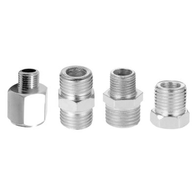 Professional 4pcs Airbrush Adaptor Kit Fitting Connector Set For Compressor & Airbrush Hose