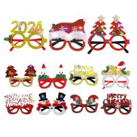Christmas Light up Glasses Christmas Party Light up LED Sunglasses Light Up Glasses Frames Christmas Eyeglasses Accessories for Kids Adults Annual Holiday Fun Party Favors well-liked