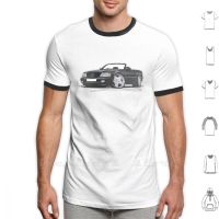 Sl ( R129 ) Black T Shirt Cotton Men Women Diy Print Merc 350Sl 230Sl Sl Convertible Roadster German Sports Car Classic Vintage