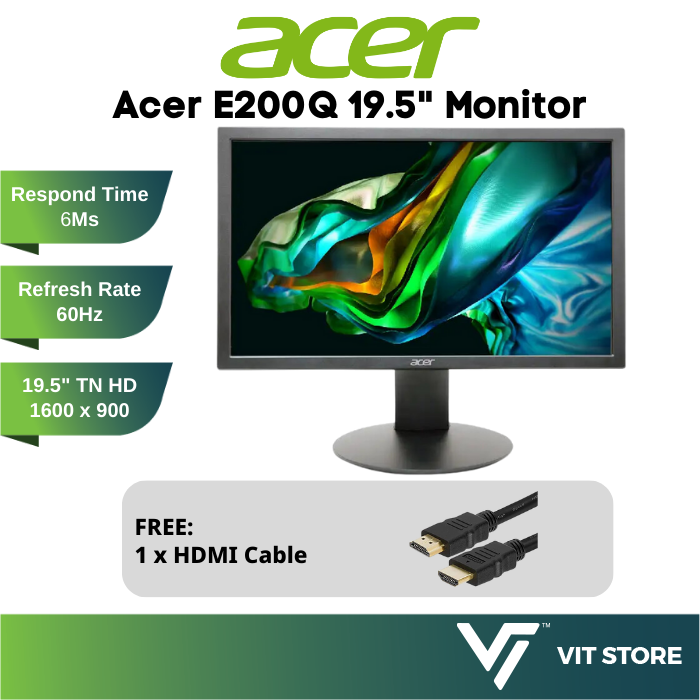 Acer 19.5型ワイド液晶ディスプレイ (19.5型/1600×900/ミニD-Sub 15
