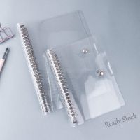 【Ready Stock】 ♠ C13 A5/B5 20/26 Holes Transparent PVC Loose Leaf Ring Binder Notebook Planner Diary Cover