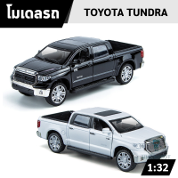 โมเดลรถ Toyota Tundra  มีเสียง มีไฟ ขนาดสเกล 1:32 โมเดลรถเหล็ก