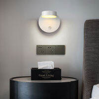 Hot Buy Modern Simple LED Wall Lamps Ho Room Wall Lamps Rotatable Bedroom Lamps With Switch โคมไฟอ่านหนังสือข้างเตียง