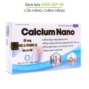 Viên uống bổ sung canxi Calcium Nano chắc khỏe xương, phát triển chiều cao