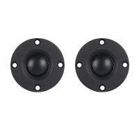 2Pcs Tweeter Speaker 6 Ohm 30W Hifi Soft Dome Silk Film Treble Loudspeaker Neodymium Toothed Aluminum Heat Sink