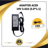 ADAPTER NOTEBOOK ACER 19V 3.42A (3.0*1.1) / อะแดปเตอร์เอเซอร์ + แถมสายไฟ