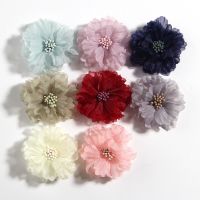 【YF】☋∏  10PCS 5CM 2  Artificial Hair Flowers With Matches Bouquet Wedding Decoration