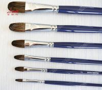 6Pcs Different Size new Mixed Hair Oil Paint Brush Artists Set Acrylic paints water color brush Gouache Paintbrush Art Supplies Drawing Painting Suppl