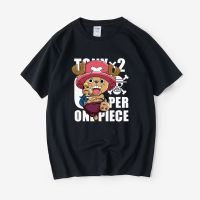 ย้อนยุคเสื้อยืด พิมพ์ลายการ์ตูนอนิเมะ One Piece สไตล์ญี่ปุ่น คลาสสิกS-5XL