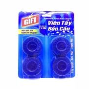 COMBO 4 Viên tẩy bồn cầu Gift Siêu sạch 4x 55g -1 viên sử dụng 300 lần xả