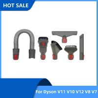 สำหรับ Dyson V11 V10 V12 V8 V7อะไหล่หัวฉีดอะไหล่เครื่องดูดฝุ่นชุดกล่องเครื่องมือหัวฉีดยาวแปรงสำหรับผมแข็ง