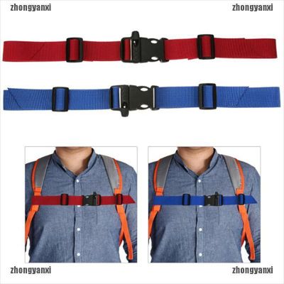 【ZXT】Kids Buckle clip strap adjustable chest harness bag backpack shoulder strap