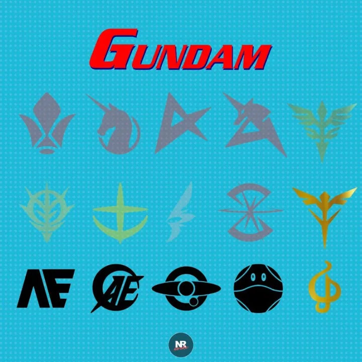 Gundam Gunpla 2nd Batch Vinyl Decal/Sticker for Computer Wall Car ...