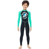 Dive Sail UPF 50 Rash Guards Kids Beach Diving Skin One Piece Swimsuit for Girls Boys Quick-dry Sun Protective Swimming Suit