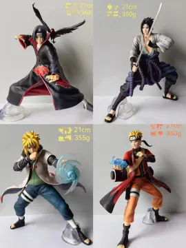 Mini Action Figure Itachi com o Sasuke pequeno - Naruto - Loja Happy Nerd