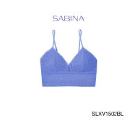 Sabina เสื้อชั้นใน ไม่มีโครง รุ่น Gorgeous by Sabina SLXV1502BL สีฟ้า