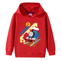 Thoma-S Girl S Long Sleeve Cartoon Children Hoodie With Pocket Boys Girls Autumn Hoodie 100% Cotton Fashion Kids Clothing