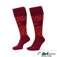 ARI PIXEL LONG SOCKS - RED/SCARLET ถุงเท้ายาว อาริ พิกเซล สีแดง