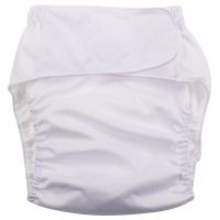 Plus Size Washable Adult White Diaper Wet Breathable Leak Proof Cloth Diapper Cloth Diapers