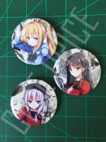 Brooch anime เข็มกลัดอนิเมะขอต้อนรับสู่ห้องเรียนนิยม(เฉพาะ)ยอดคน (Classroom of the Elite) ขนาด 58 mm