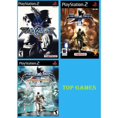 SoulCalibur 1-3โซลคาลิเบอร์ แผ่นเกม PS2  Playstation 2