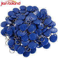 สีฟ้า 100 ชิ้น/แพ็ค 125KHz RFID ID Handheld Token Key CHAIN TK4100 Keyfobs อ่านอย่างเดียวประตู Access Control KEY-dfgdtryrte