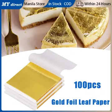 Edible Gold Leaf For Cakes - Gold Leaf Foil Sheets for Decorating